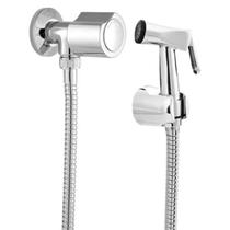Ducha Higiênica Kit Premium Abs Cromada Acionamento ¼ Volta Cor: Cromado - Um Novo Conceito.