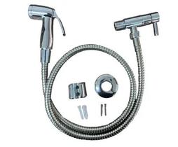 Ducha Higiênica Luxo Cromada ZRZ ABS Resistente com Registro 1/4 de Volta