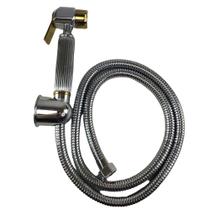 Ducha Higienica Luxo Intimo Chuveirinho de Mao Bide Suporte Metal Cromo Banheiro Banho Ducha Higienica Luxo Intimo Chuveirinho de Mao Bide Suporte Metal Cromo Banheiro Banho