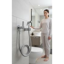 Ducha Higiênica Metal Cromado 1/4 Volta Luxo Banheiro