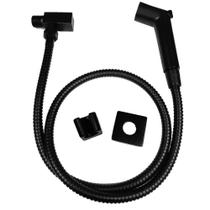 Ducha Higiênica Metal Square Dimmer Horizontal Preto