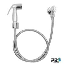 Ducha Higiênica Para Banheiro Lavabo 1/4 De Volta Chuveirinho Privada 1,20 mt 100% COMPLETA Cód. 7600 Ducha Higiênica Para Banheiro Lavabo 1/4 De Volta Chuveirinho Privada 1,20 mt 100% COMPLETA Cód. 7600