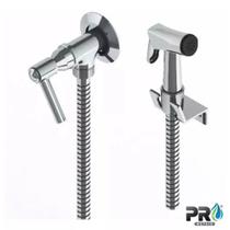 Ducha Higiênica Para Banheiro Lavabo 1/4 De Volta Chuveirinho Privada 1,20 mt 100% COMPLETA Cód. 7600 Ducha Higiênica Para Banheiro Lavabo 1/4 De Volta Chuveirinho Privada 1,20 mt 100% COMPLETA Cód. 7600