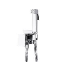 Ducha Higiênica Para Banheiro Quadrada Inox 1/4 de Volta Moderna Pesada Linha Premium
