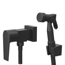 Ducha Higiênica Preta Mangueira 1,20m 1739 BK370 - Fani