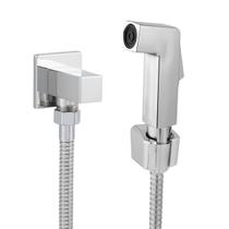 Ducha Higiênica Quadrada Banheiro Lavabo Super Luxo Metal Cromo Premium Ducha Higiênica Quadrada Banheiro Lavabo Super Luxo Metal Cromo Premium