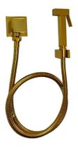 Ducha Higiênica Quadrada Dourado