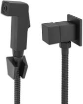 Ducha Higiênica Quadrada Mangueira Longa 1,5m Luxo 1/4 Volta