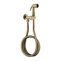 Ducha Higiênica Quente E Fria Dp6010 Dourado Escovado Drop Ducha Higiênica Quente E Fria Dp6010 Dourado Escovado Drop