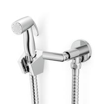 Ducha Higienica sem Derivação com Flexível PVC Smart - N Celite Cinza/Cromado Ducha Higienica sem Derivação com Flexível PVC Smart - N Celite Cinza/Cromado