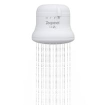 Ducha Ideale Plus Com Cano 4 Temperaturas Branco Blindada Zagonel 6800W 220V