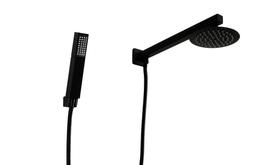 Ducha Inox 304 15 cm Preto com Ducha de Mão ABS com 3 Jatos