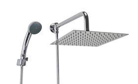 Ducha Inox 304 25 cm com Desviador e Ducha Manual ABS