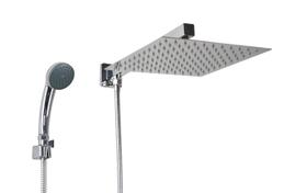 Ducha Inox 304 25x25 cm c/ Desviador e Ducha de Mão em ABS Ducha Inox 304 25x25 cm c/ Desviador e Ducha de Mão em ABS