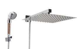 Ducha Inox 304 30 cm c/ Ducha de Mão ABS com Esferas Ionizantes Ducha Inox 304 30 cm c/ Ducha de Mão ABS com Esferas Ionizantes