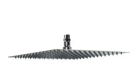 Ducha Inox Slim Quadrado 30x30 Com Niple Suporte De Teto