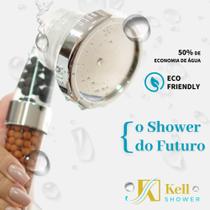 Ducha Lavatório Kell Shower 03 Fluxos Original C/Refil Extra