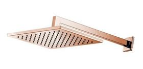 Ducha Loren Quadra Rose Gold Parede 7034 R16 Lorenzetti