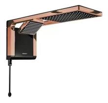 Ducha lorenzetti acqua duo ultra preto rose gold 127v 5500w