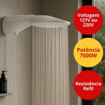 Ducha lorenzetti advanced eletronica 7500w pressão forte espalhador grande 127v Ducha lorenzetti advanced eletronica 7500w pressão forte espalhador grande 127v