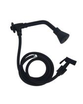 Ducha luxo 1/2 2000 c/ desviador e ducha manual black matte 1998 jed