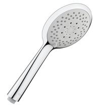 Ducha Manual 130 mm com 4 Funções Sensum Round Roca Cinza/Cromado
