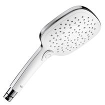 Ducha Manual 140 mm com 3 Funções Plenum Square Roca Cinza/Cromado