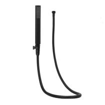 Ducha Manual Black/Preto Mangueira Inox 1,80m
