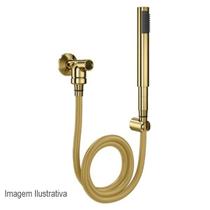 Ducha Manual Com Desviador 30Cm Ouro Polido 00934243 Ducha Manual Com Desviador 30Cm Ouro Polido 00934243