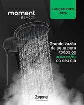 Ducha moment zagonel preto 7500w 220v Ducha moment zagonel preto 7500w 220v