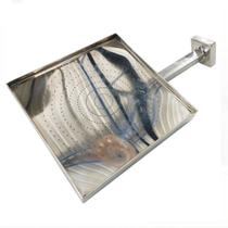 Ducha Panelão Quadrada 30x30 Inox p/ Piscina , Sauna , Area externa