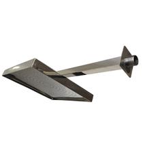 Ducha Panelão Quadrada 30x30 Inox p/ Piscina , Sauna , Area externa