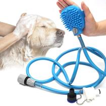 Ducha Pet Mangueira Pet Cachorro Chuveiro Spray Banho Pet Animais Luva Mangueira Massagem