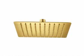 Ducha Quadrada 20x20 Slim Ultra Fina Dourado Brilhante