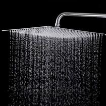 Ducha Quadrada 40x40 Inox SUS304 40cm Borda Fina com Braço - Máxima Metais Ducha Quadrada 40x40 Inox SUS304 40cm Borda Fina com Braço - Máxima Metais