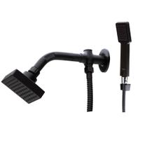 Ducha Quadrada Preta Com Desviador E Duchinha Luxo - Aquecedor Solar E Gas Ducha Quadrada Preta Com Desviador E Duchinha Luxo - Aquecedor Solar E Gas