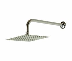 Ducha Quadrada Slim 20 Cm Em Inox Com Braço De Parede Ducha Quadrada Slim 20 Cm Em Inox Com Braço De Parede