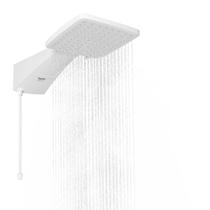 Ducha Quadratta Eletronica 5500w 127v Branco Zagonel