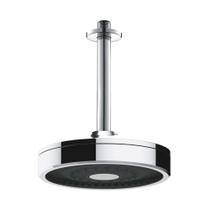 Ducha Redonda Auto Limpante de teto Gás Solar Piscina Banheiro Lavatório Cromado Brilhante Metal ABS