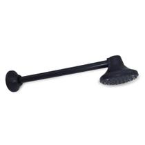 Ducha Redonda em Abs Black Piano de 4 Polegadas Parede Luxo Agua Quente Agua Fria Ducha Redonda em Abs Black Piano de 4 Polegadas Parede Luxo Agua Quente Agua Fria