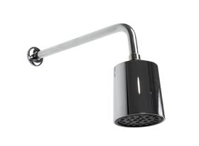 Ducha Thick Redonda Cromada em ABS c/ Suporte de Parede