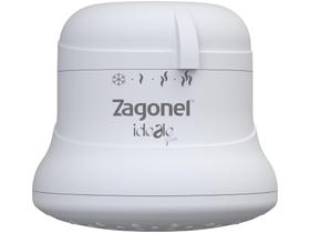 Ducha Zagonel Ideale Plus 5500W Redonda 4 - Temperaturas Branca Multitemperatura e Chuveirinho Ducha Zagonel Ideale Plus 5500W Redonda 4 - Temperaturas Branca Multitemperatura e Chuveirinho