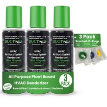 Duct Aid Desodorizador e Tratamento de Mofo para HVAC 3 Unidades com 3 Almofadas Aromáticas em Anel Purificador de Ar para Dutos de HVAC e Vents de Ar Condicionado Nebulizador à Base de Timo para Casa, Carro e Espaços Comerciais Duct Aid Desodorizador e Tratamento de Mofo para HVAC 3 Unidades com 3 Almofadas Aromáticas em Anel Purificador de Ar para Dutos de HVAC e Vents de Ar Condicionado Nebulizador à Base de Timo para Casa, Carro e Espaços Comerciais