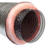 Duct Imperial 25 pés x 25 cm, isolado em poliéster prateado, R6