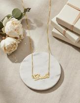 DUDA COLAR DE NOME FOLHEADO A OURO 18k DUDA COLAR DE NOME FOLHEADO A OURO 18k