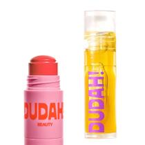 Dudah! Beauty Kit - Lip Glow Oil 003 + Stick Blush Coral - Dudah Beauty