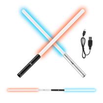 Dueling Lightsaber VEVOR 2 em 1 com 7 cores RGB e efeitos sonoros Dueling Lightsaber VEVOR 2 em 1 com 7 cores RGB e efeitos sonoros