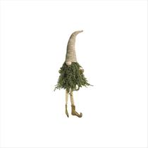 Duende Gnomo Natalino Perna Longa com Folhagem e Gorro 50CM Duende Gnomo Natalino Perna Longa com Folhagem e Gorro 50CM