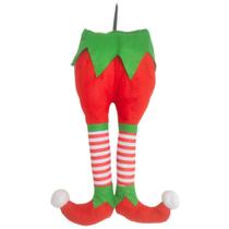 Duende Natalino Pernas e Tronco de Duende Para Árvore / Lareira Natal 52x27cm Saldão Duende Natalino Pernas e Tronco de Duende Para Árvore / Lareira Natal 52x27cm Saldão