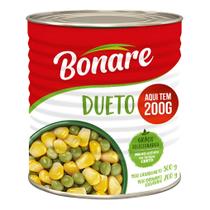 Dueto Ervilha E Milho Bonare 170g - 12 Latas
